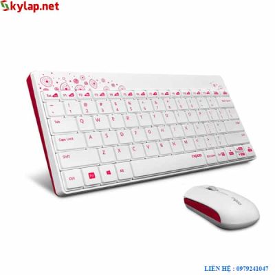 rapoo 8000 usb-wireless (màu trắng)